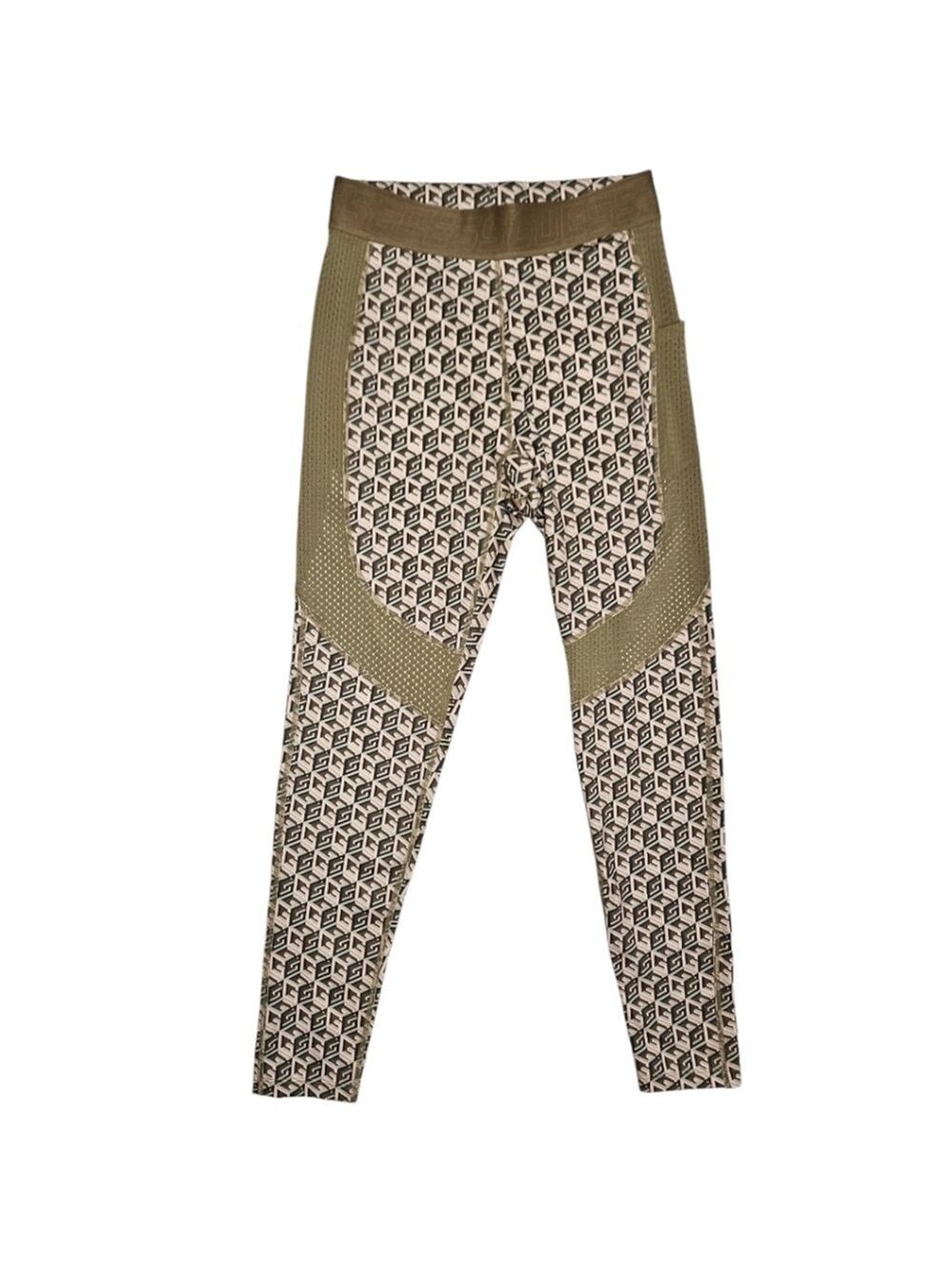 Guess Eco Green G Cube Daria Active Pant Size Large